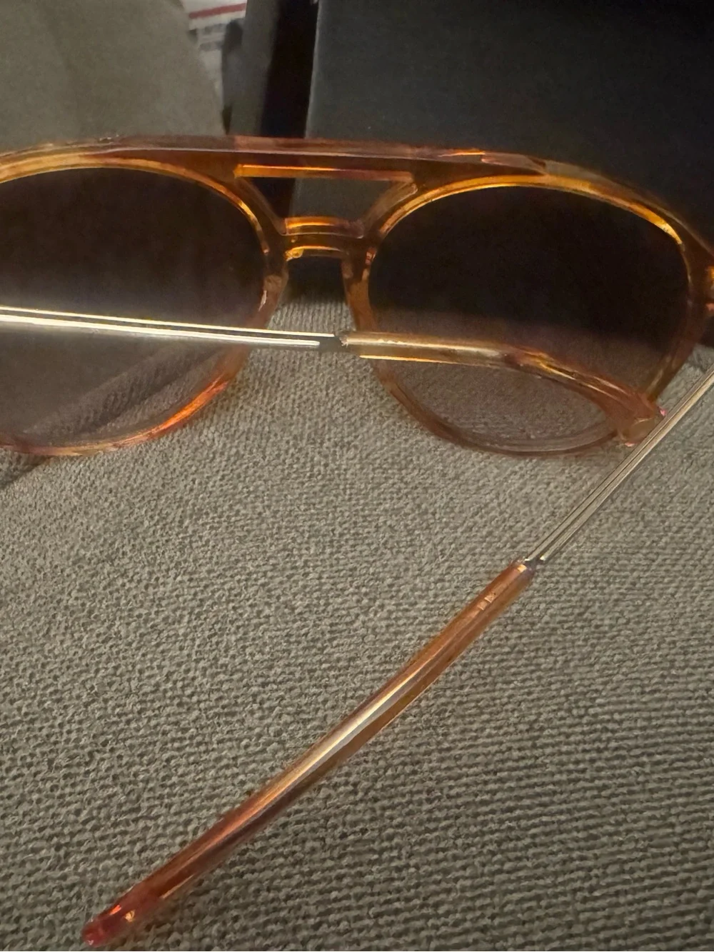 Wildfox - Baroness ~ Aviator Amber Sunglasses